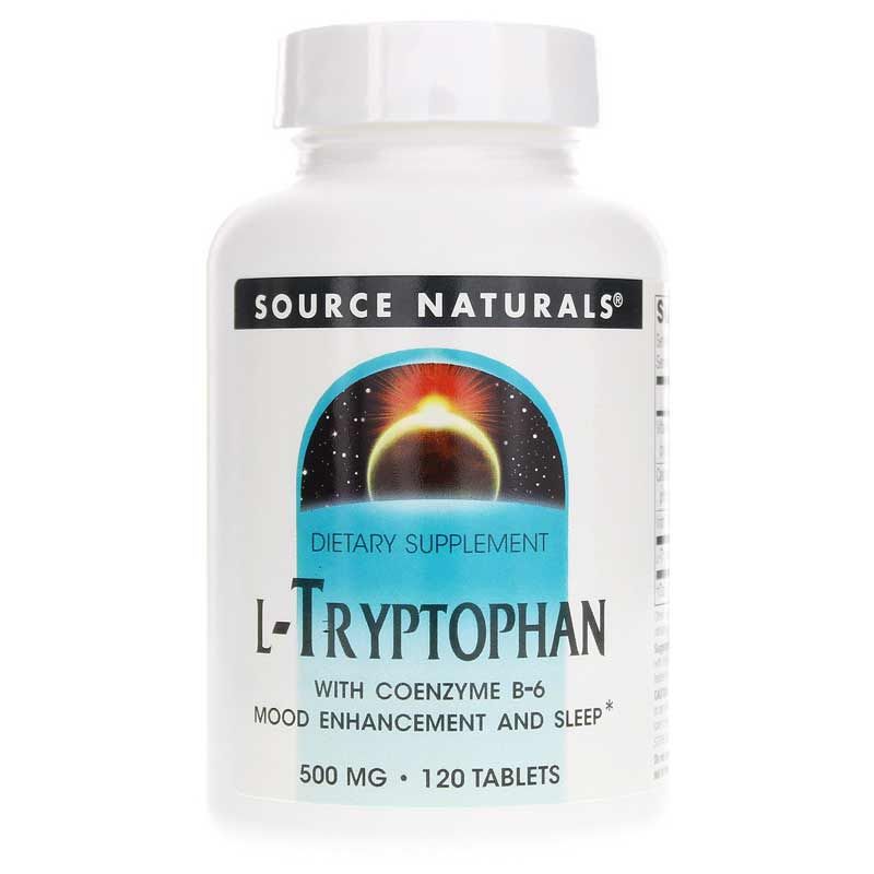 L-Tryptophan 500 Mg with Coenzyme B-6 | L-триптофан 500 мг с коэнзимом B-6