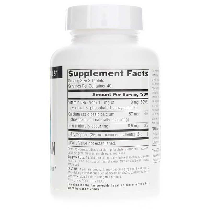 L-Tryptophan 500 Mg with Coenzyme B-6 | L-триптофан 500 мг с коэнзимом B-6