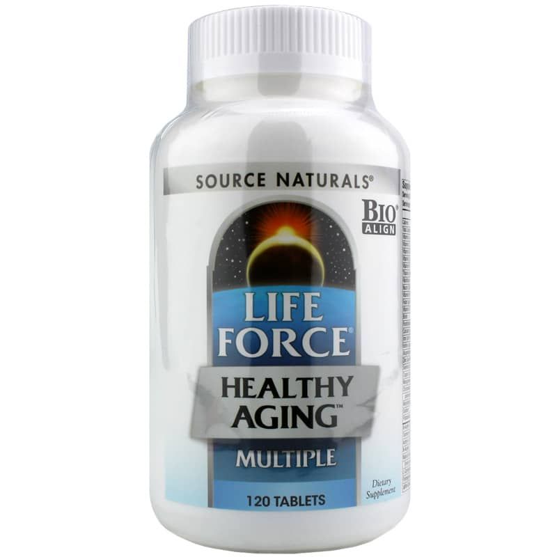 Life Force Healthy Aging Multiple, 120 Tablets | Життєва сила здорове старіння багаторазове старіння багаторазове, 120 таблеток