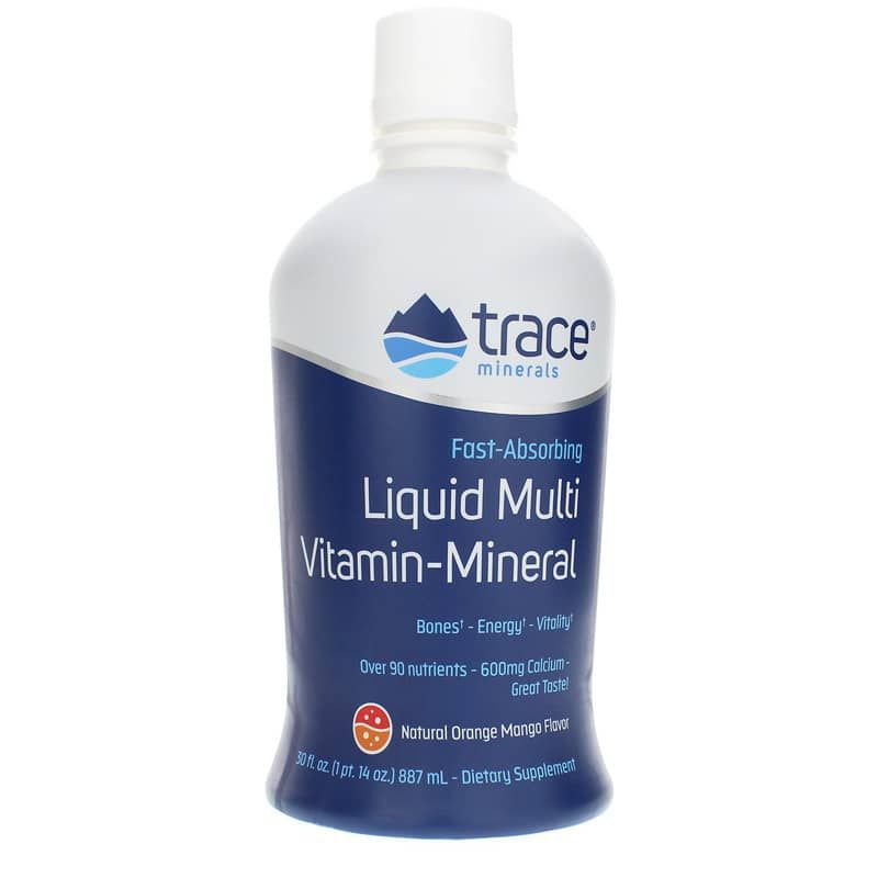 Liquid Multi Vitamin-Mineral, Orange-Mango | Рідкий мультивітамінно-мінеральний рідкий, Апельсин-манго