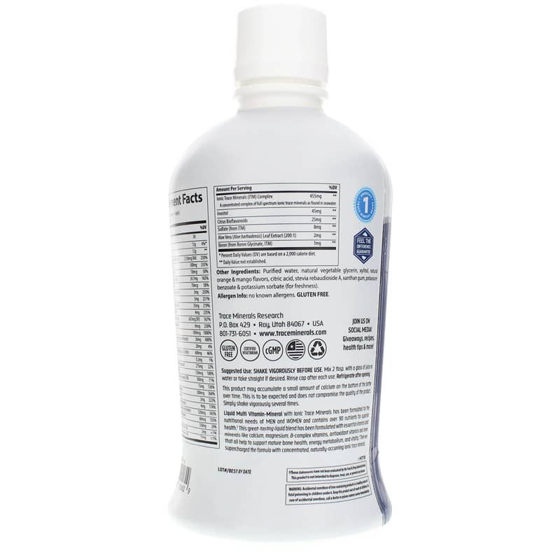 Liquid Multi Vitamin-Mineral, Orange-Mango | Рідкий мультивітамінно-мінеральний рідкий, Апельсин-манго