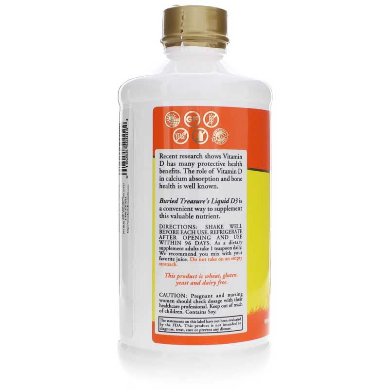 Liquid Vitamin D3 2000 IU Plus K2, 16 Oz | Жидкий витамин D3 2000 МЕ плюс K2, 16 унций