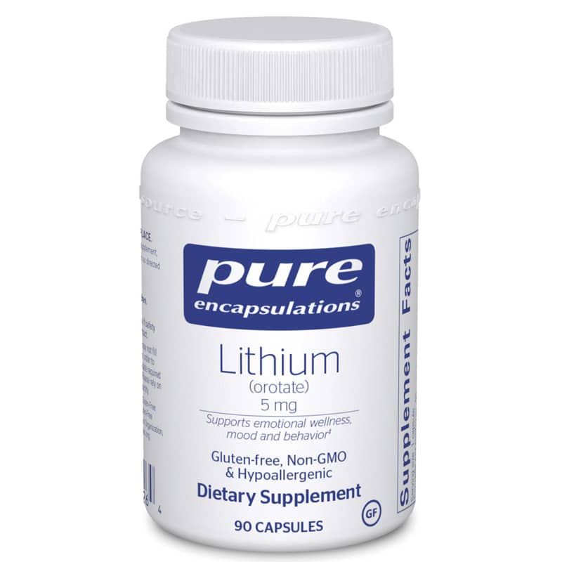 Lithium (orotate) 5 Mg, 90 Capsules | Літій (оротат) 5 мг, 90 капсул