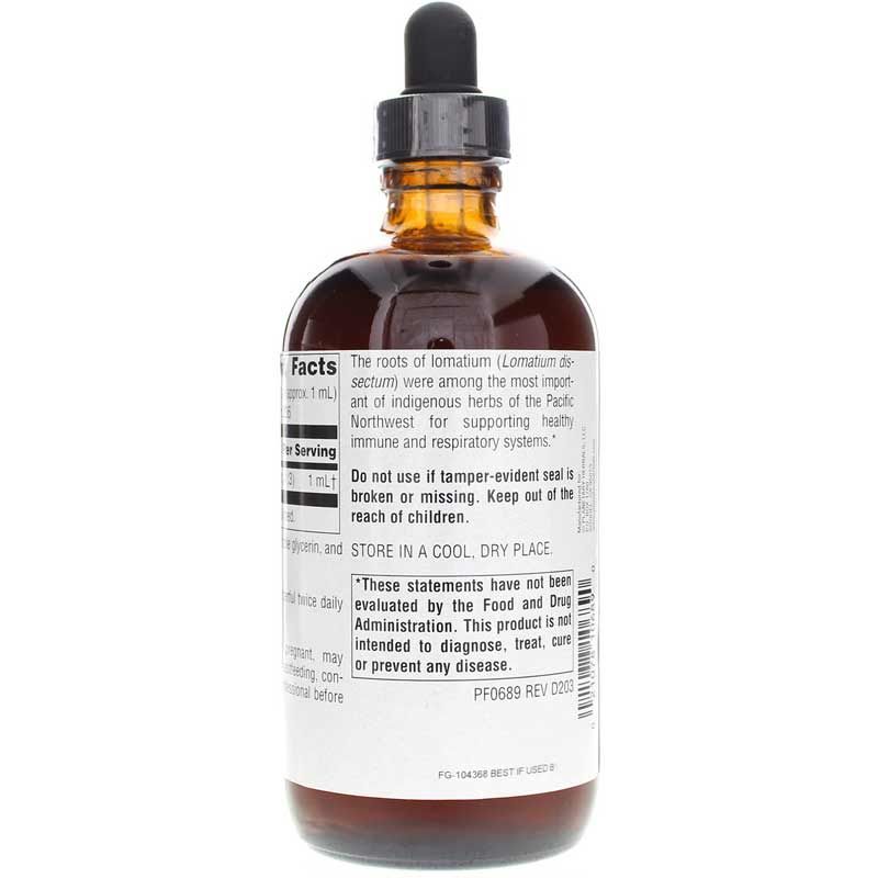 Lomatium Glycerite Full Spectrum Liquid, 8 Oz | Ломатиум глицерит полный спектр жидкий, 8 унций