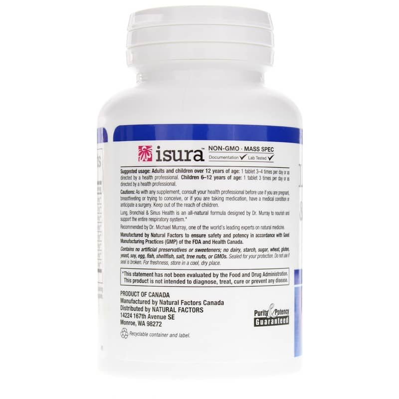 Lung, Bronchial &amp; Sinus Health, 45 Tablets | Здоровье легких, бронхов и носовых пазух, 45 таблеток