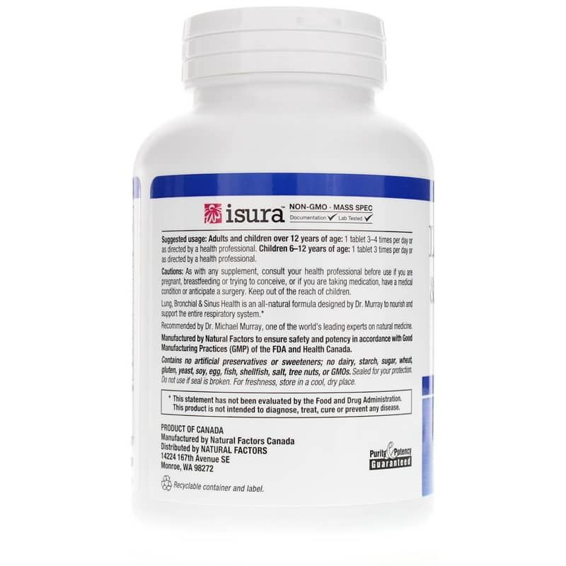 Lung, Bronchial &amp; Sinus Health, 90 Tablets | Здоровье легких, бронхов и носовых пазух, 90 таблеток