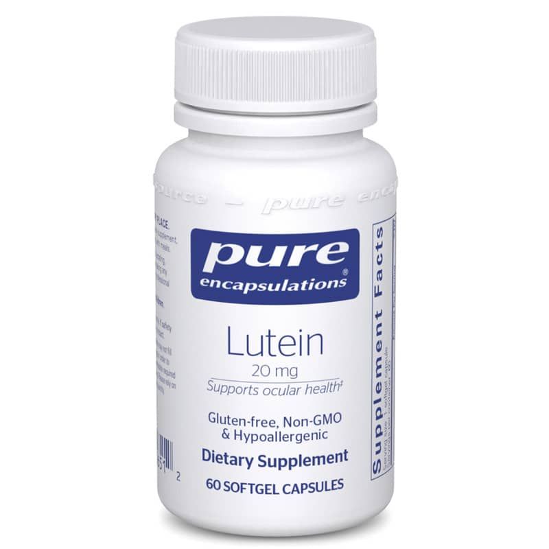 Lutein 20 Mg, 60 Softgels | Лютеїн 20 мг, 60 гелевих капсул