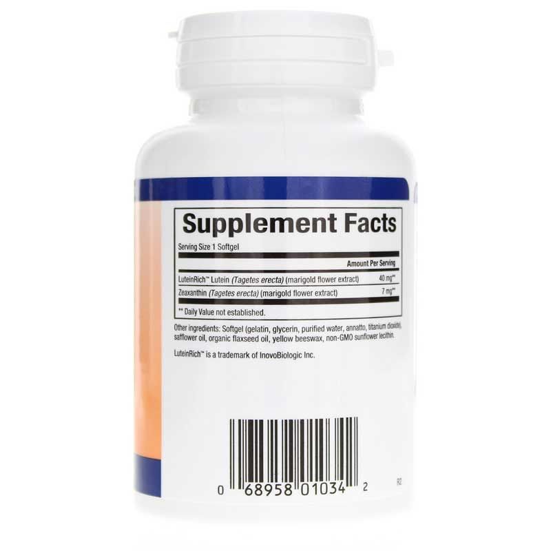Lutein 40 Mg, Natural Factors, 30 Softgels | Лютеїн 40 мг, натуральні фактори, 30 гелевих капсул