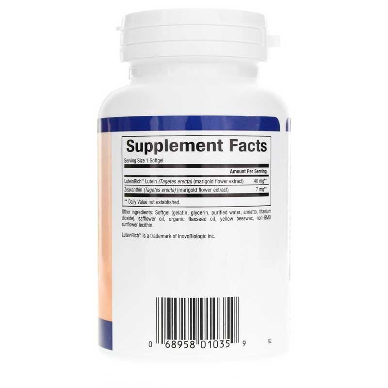 Lutein 40 Mg, Natural Factors, 60 Softgels | Лютеїн 40 мг, натуральні фактори, 60 гелевих капсул