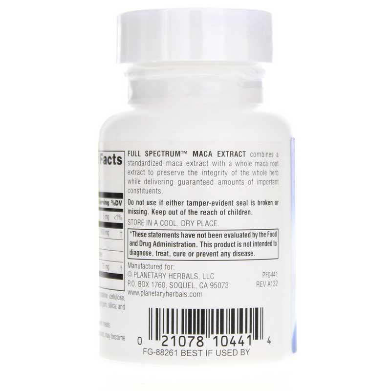 Maca Extract 325 Mg Full Spectrum, 30 Tablets | Экстракт мака 325 мг полный спектр, 30 таблеток