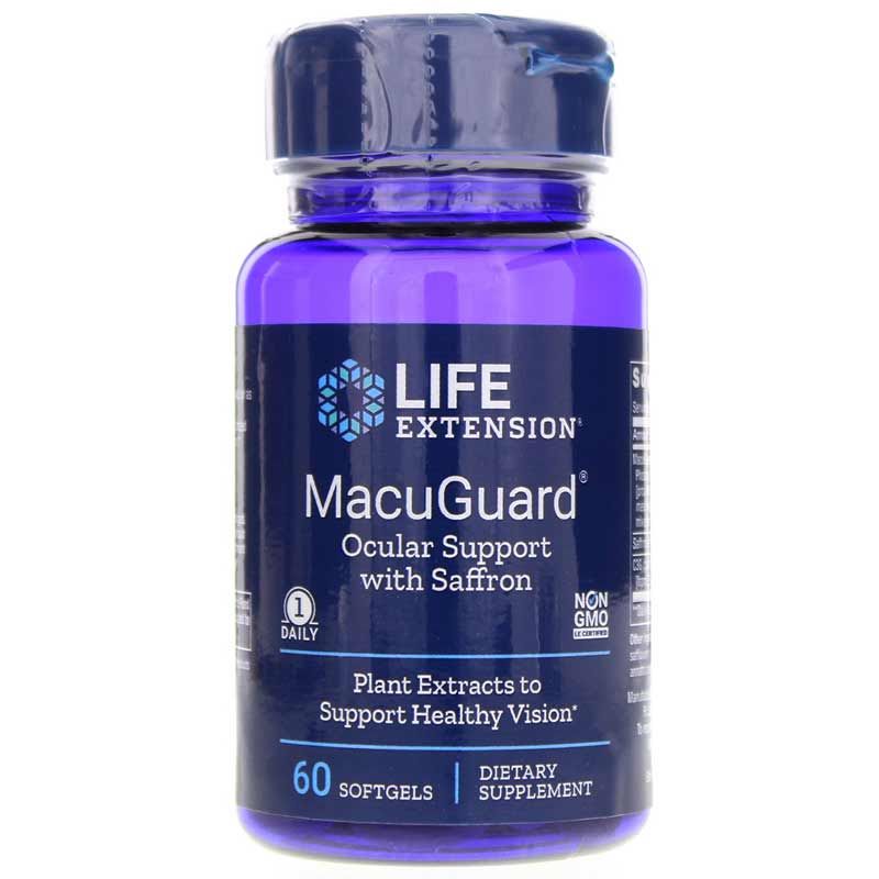 MacuGuard Ocular Support with Saffron | Окулярная поддержка MacuGuard с шафраном
