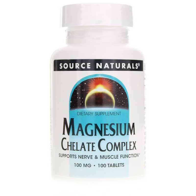 Magnesium Chelate Complex, 100 Tablets | Хелатний комплекс магнію, 100 таблеток