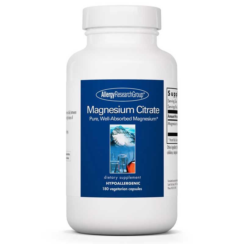 Magnesium Citrate 170 Mg, 180 Veg Capsules | Цитрат магнію 170 мг, 180 вегетеріанських капсул