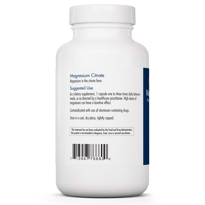 Magnesium Citrate 170 Mg, 180 Veg Capsules | Цитрат магнію 170 мг, 180 вегетеріанських капсул