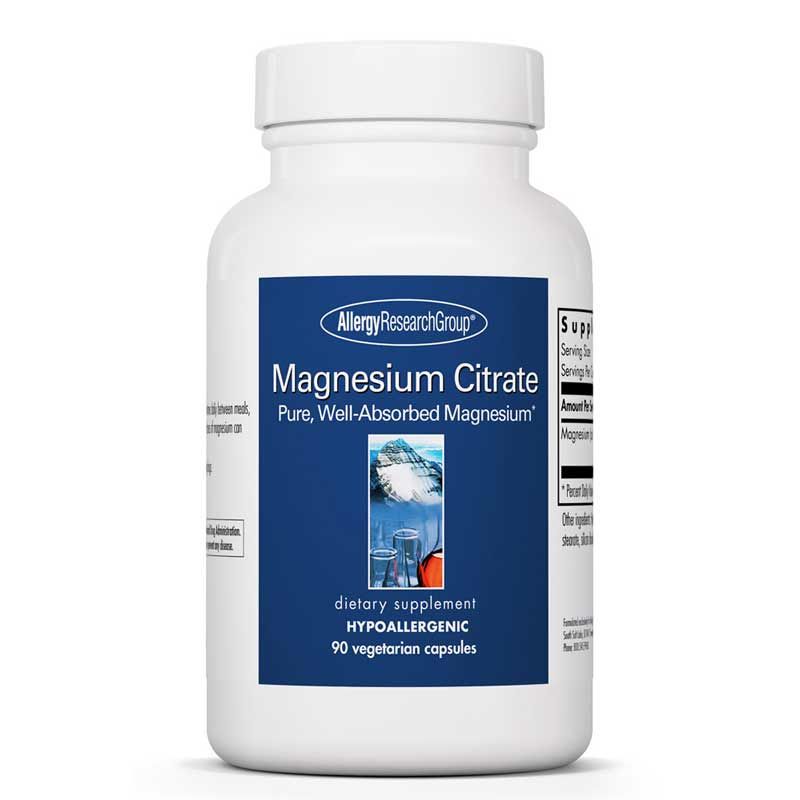 Magnesium Citrate 170 Mg, 90 Veg Capsules | Цитрат магнію 170 мг, 90 вегетеріанських капсул