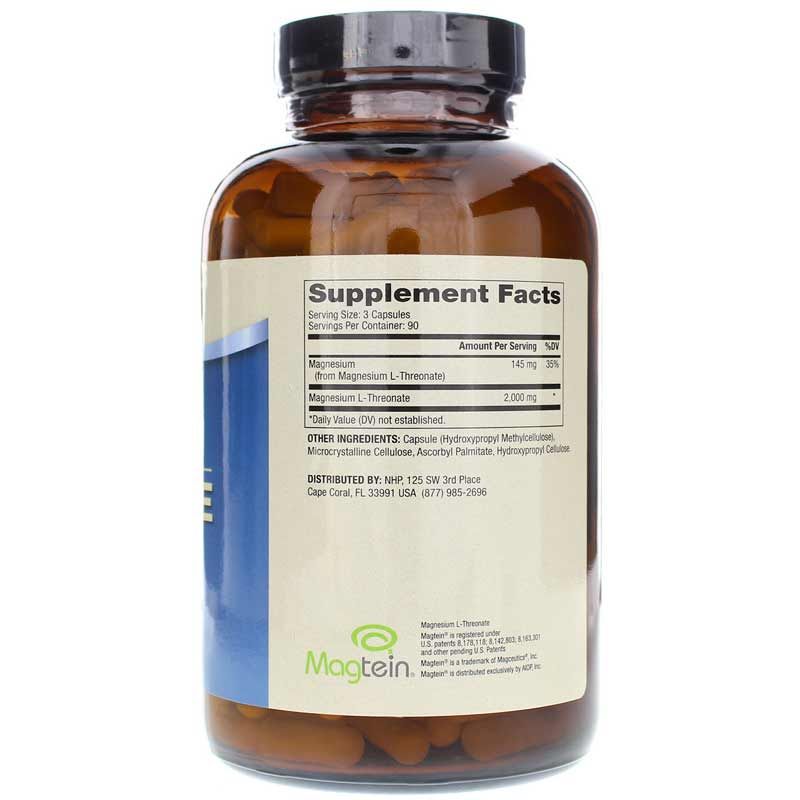 Magnesium L-Threonate, 270 Capsules | L-треонат магния, 270 капсул