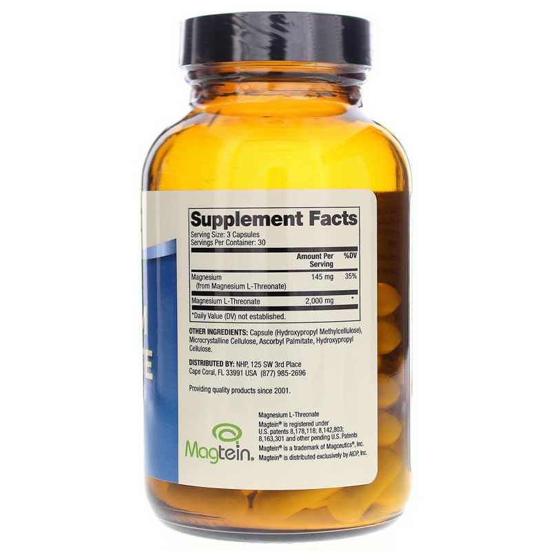 Magnesium L-Threonate, 90 Capsules | L-треонат магния, 90 капсул