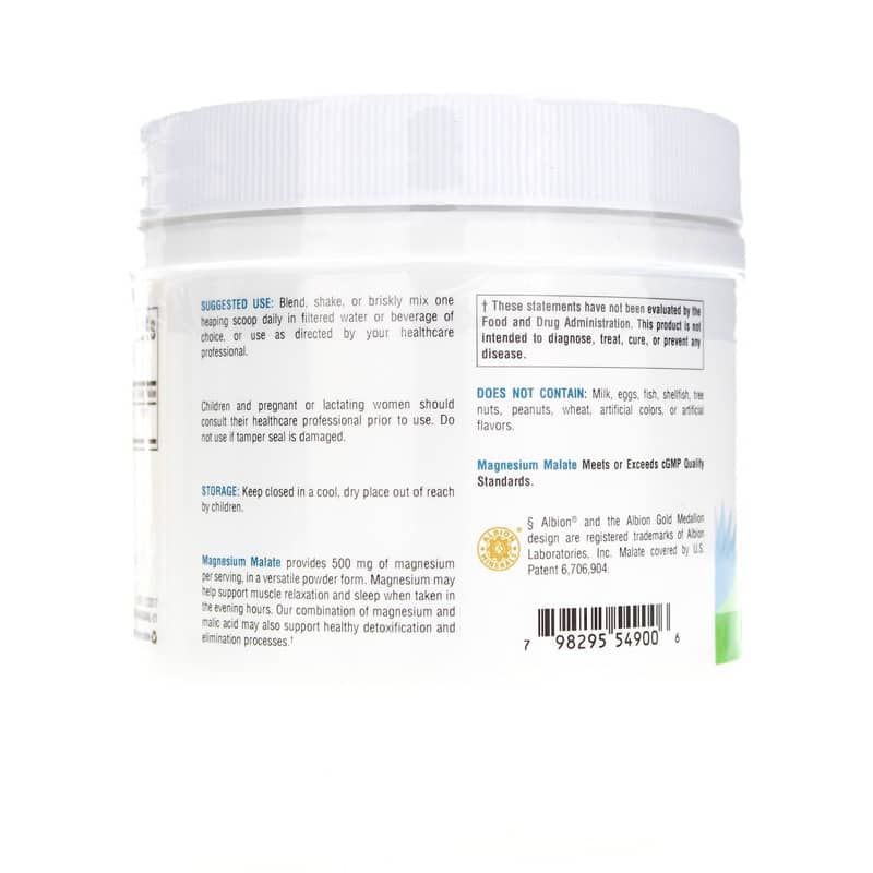 Magnesium Malate 500 Mg Powder | Малат магнію 500 мг порошок