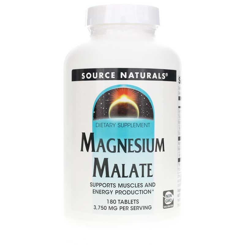 Magnesium Malate, 180 Tablets | Малат магния, 180 таблеток