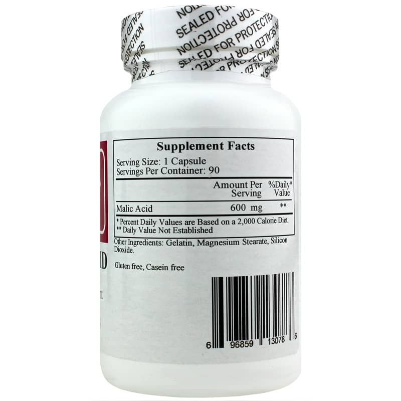 Malic Acid 600 Mg | Яблучна кислота 600 мг