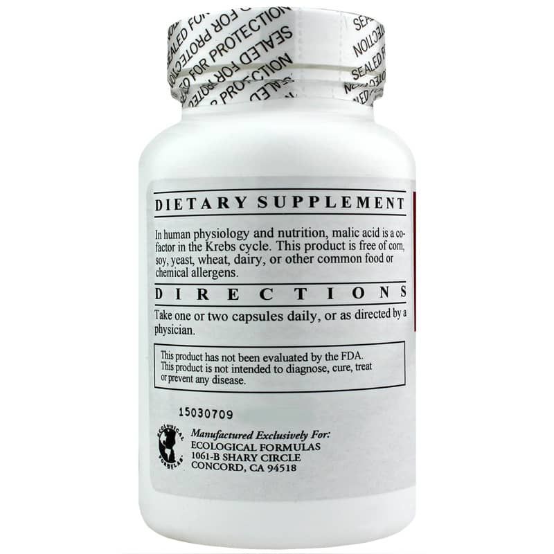 Malic Acid 600 Mg | Яблучна кислота 600 мг