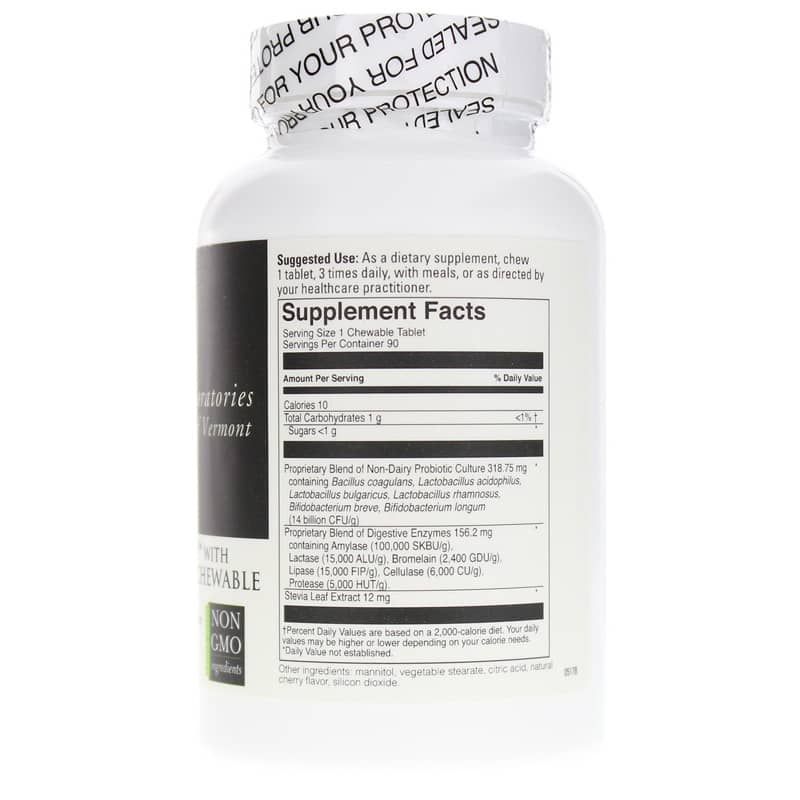 Mega Probiotic-ND with Digestive Enzymes Chewable, Cherry | Мега пробиотик-НД с пищеварительными ферментами жевательный, Вишня