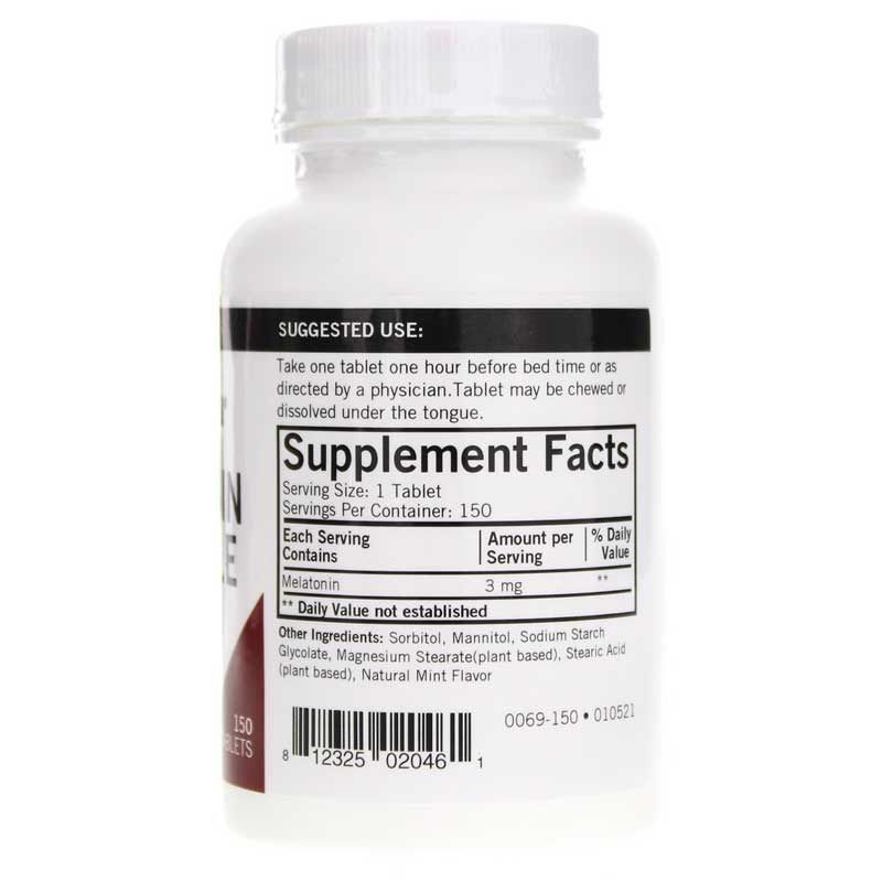 Melatonin Chewable Tablets 3 Mg | Мелатонин жевательные таблетки 3 мг