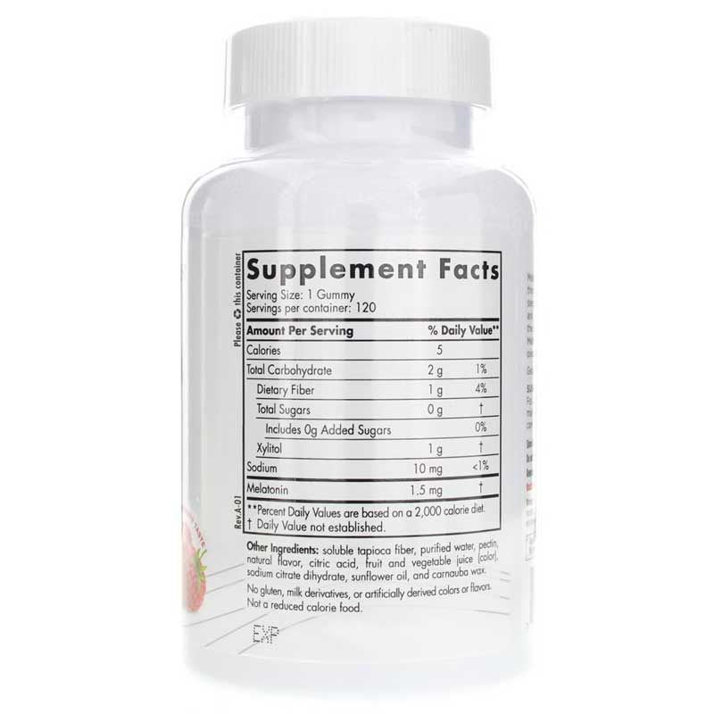 Melatonin Gummies Zero Sugar, 120 Gummies | Жевательные конфеты с мелатонином без сахара, 120 жевательных резинок
