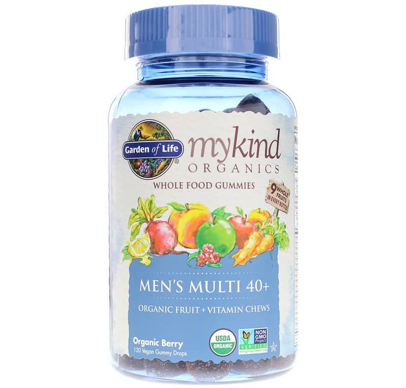 Men's Multi 40+ Whole Food Multivitamin Gummies | Чоловічі мульти 40+ мультивітаміни з цільної їжі жувальні гумки