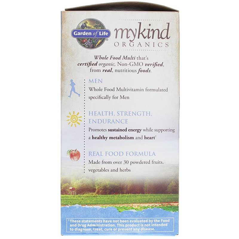 Men's Multi Whole Food Multivitamin, 60 Veg Tablets | Мультивитамин для мужчин мульти цельное питание, 60 Вегетарианский таблеток
