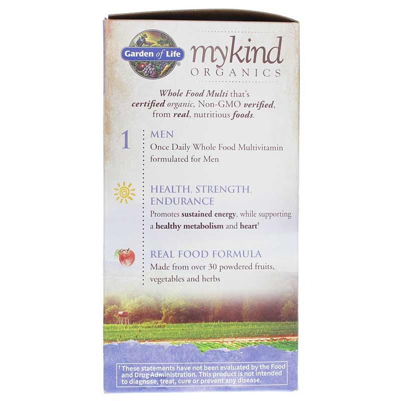 Men's Once Daily Whole Food Multivitamin, 60 Veg Tablets | Чоловічий одноразовий мультивітамін із цільних харчових продуктів, 60 Вегетаріанський таблеток