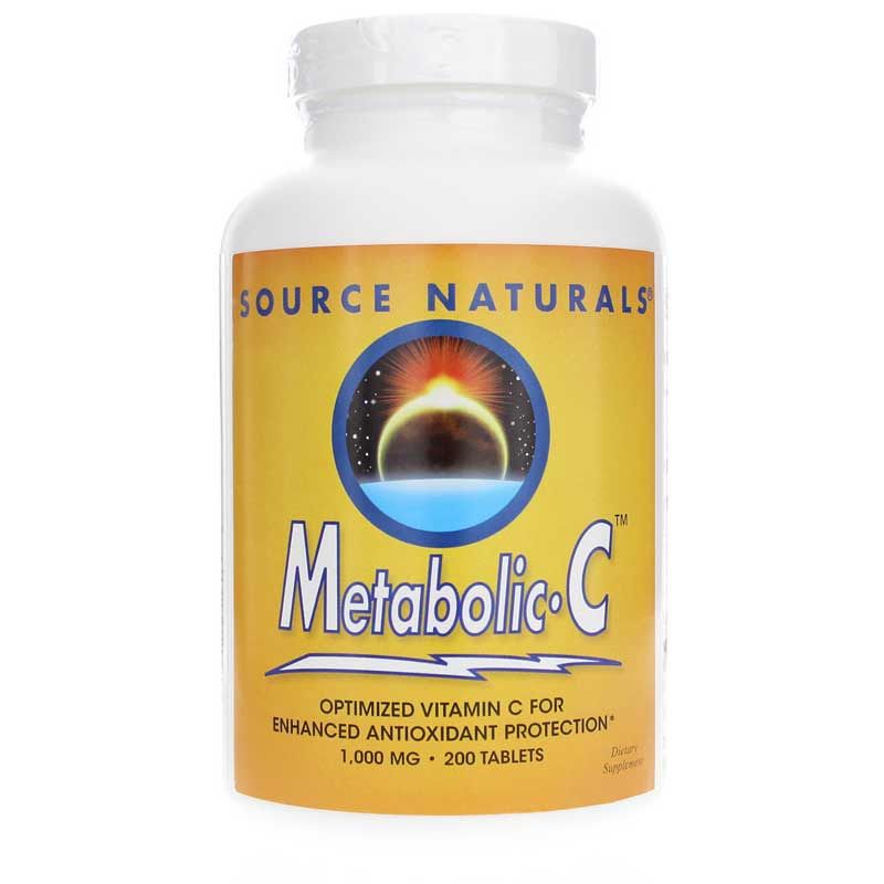 Metabolic C 1000 Mg Tablets, 200 Tablets | Метаболический C 1000 мг таблетки, 200 таблеток