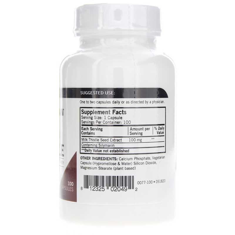 Milk Thistle 100 Mg | Молочный чертополох 100 мг