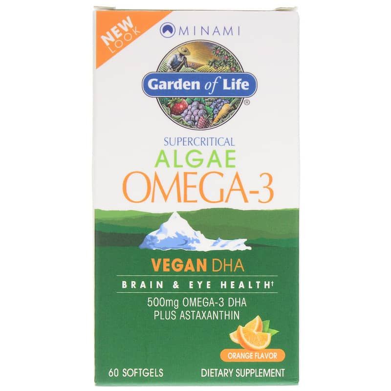 Minami Algae Omega-3 Vegan DHA | Водоросли минами омега-3 веганская ДГК
