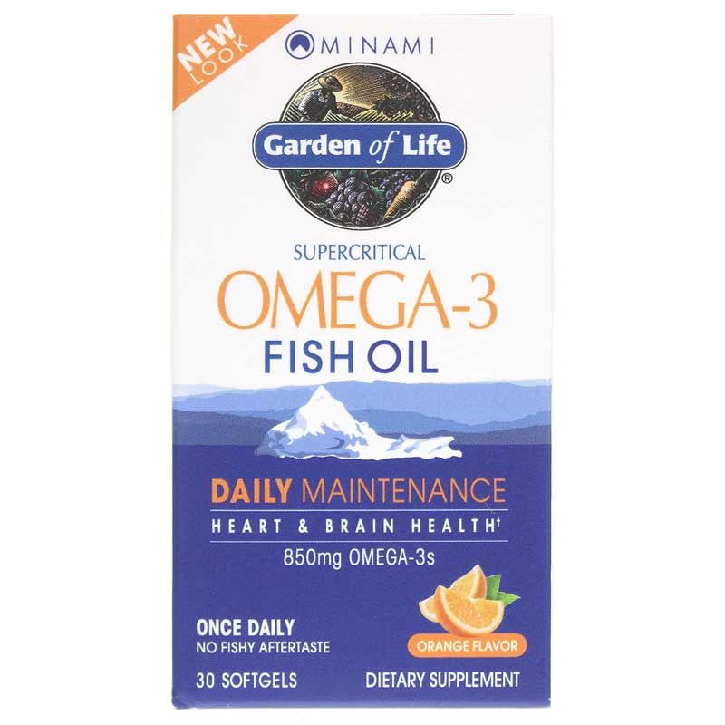 Minami Omega-3 Fish Oil Daily Maintenance, 30 Softgels | Мінамі омега-3 риб'ячий жир щоденна підтримка, 30 гелевих капсул