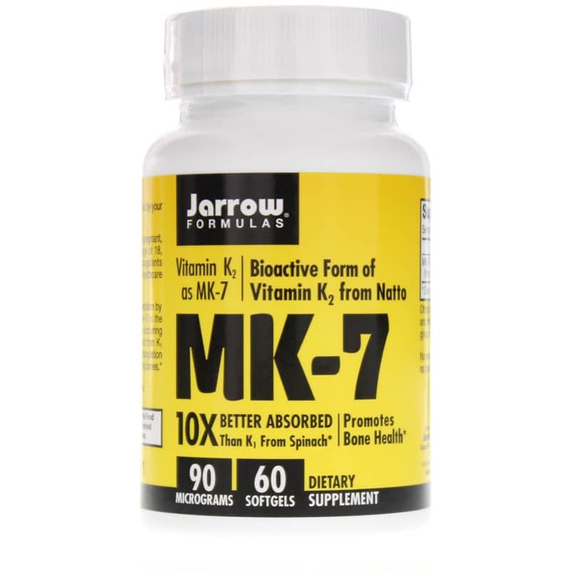 MK-7 Vitamin K2 90 Mcg, 60 Softgels | MK-7 витамин K2 90 мкг, 60 гелевых капсул