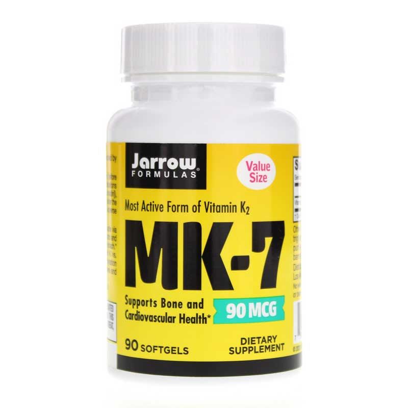 MK-7 Vitamin K2 90 Mcg, 90 Softgels | MK-7 вітамін K2 90 мкг, 90 гелевих капсул