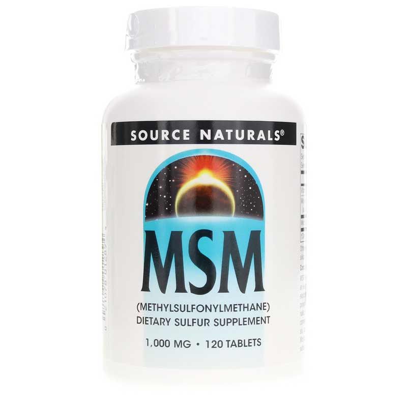 MSM 1000 Mg, 120 Tablets | МСМ 1000 мг, 120 таблеток