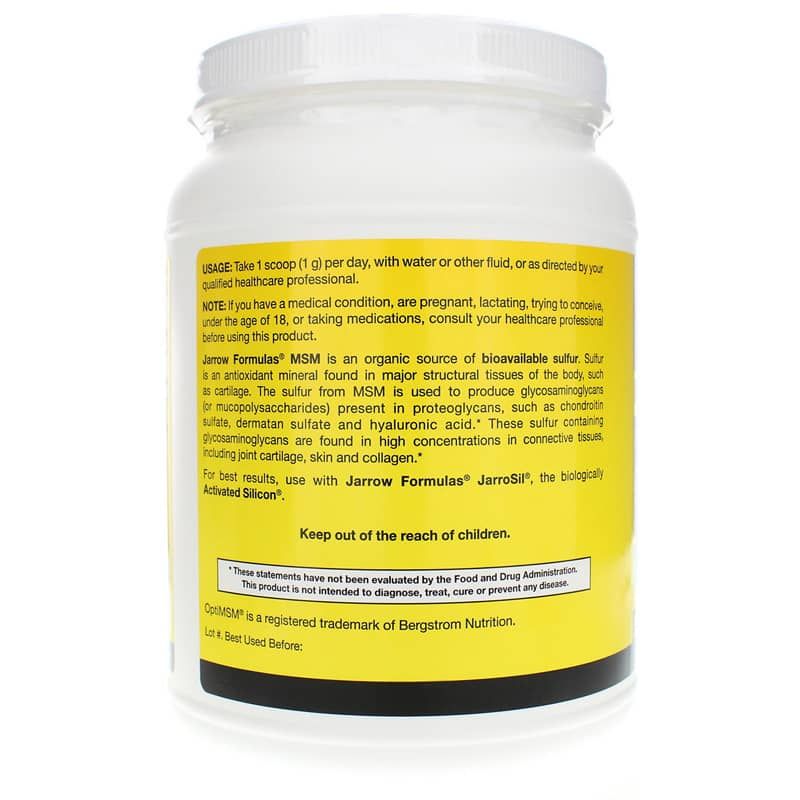 MSM Powder, 35.3 Oz | Порошок МСМ, 35,3 унції