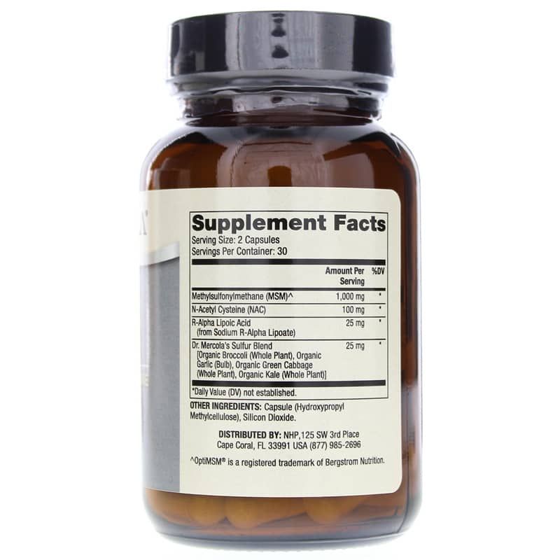 MSM Sulfur Complex, 60 Capsules | MSM серный комплекс, 60 капсул