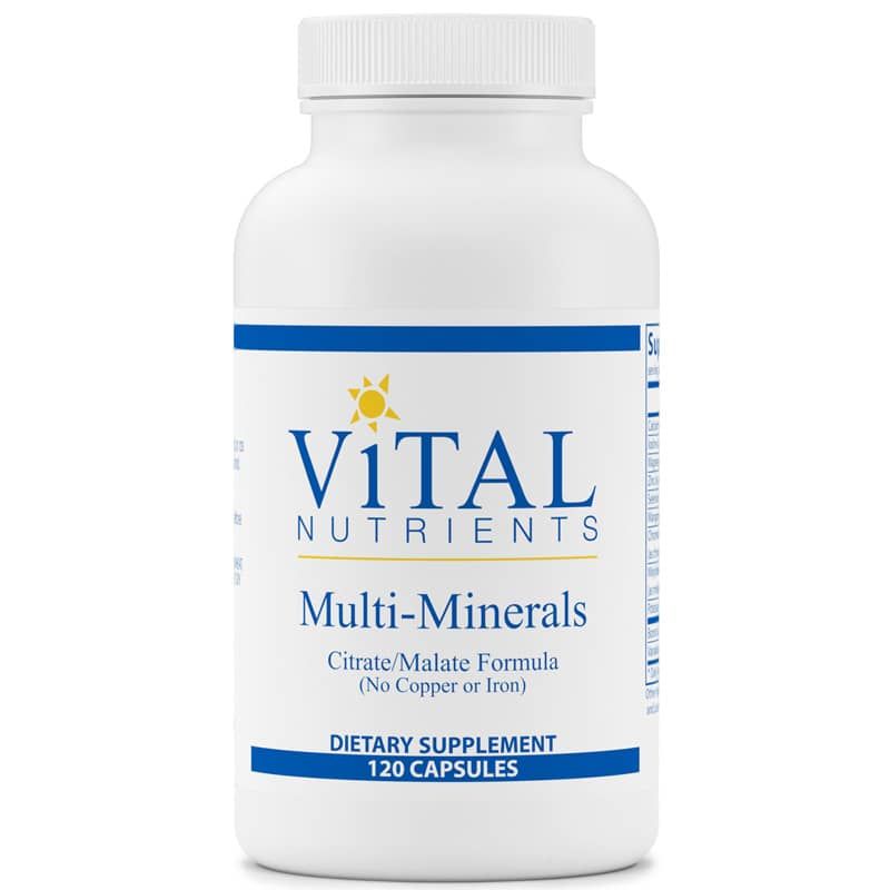 Multi-Minerals Citrate/Malate Formula (No Copper or Iron) | Формула мультиминералов цитрат/малат (без меди и железа)