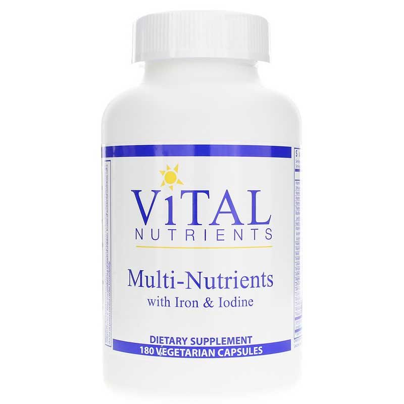 Multi-Nutrients with Iron &amp; Iodide | Мультинутрієнти із залізом та йодидом