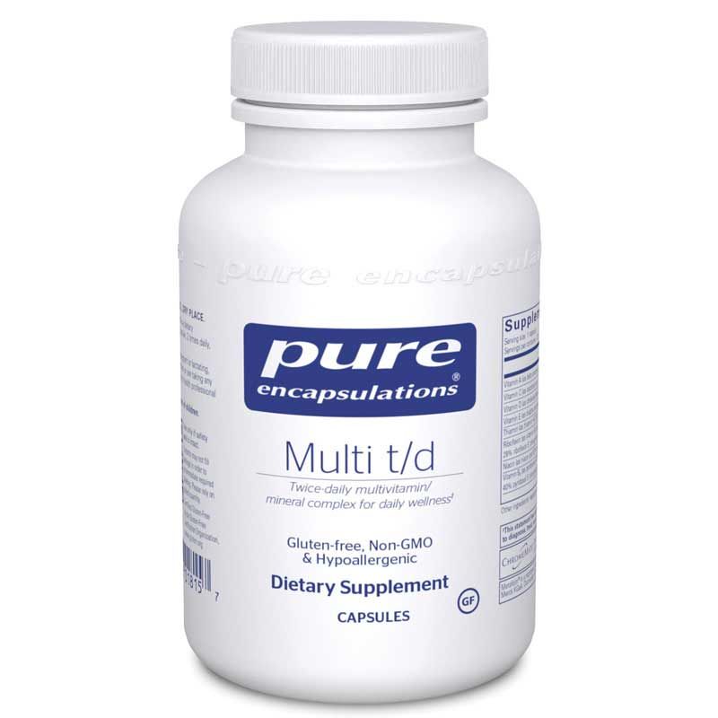 Multi t/d Two-Per-Day Multivitamin, 60 Capsules | Мульти т/д мультивітамін на два дні, 60 капсул