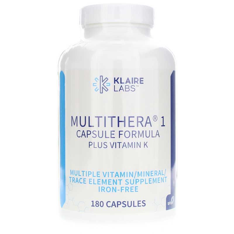 Multithera 1 Multiple Plus Vitamin K Iron-Free | Мультитера 1 мульти плюс витамин К без железа