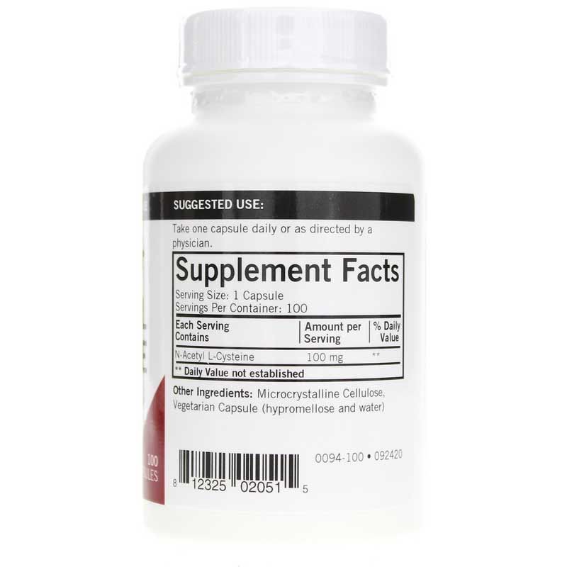 N-Acetyl Cysteine 100 Mg | N-ацетил цистеин 100 мг