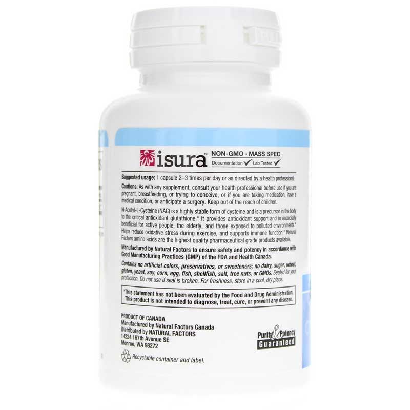 NAC N-Acetyl-L-Cysteine 500 Mg | NAC N-ацетил-L-цистеїн 500 мг