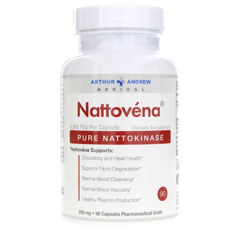 Nattovena Pure Nattokinase, 90 Capsules | Наттовена чистая наттокиназа, 90 капсул