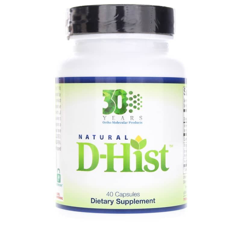 Natural D-Hist, 40 Veg Capsules | Натуральный D-гист, 40 вегетерианских капсул