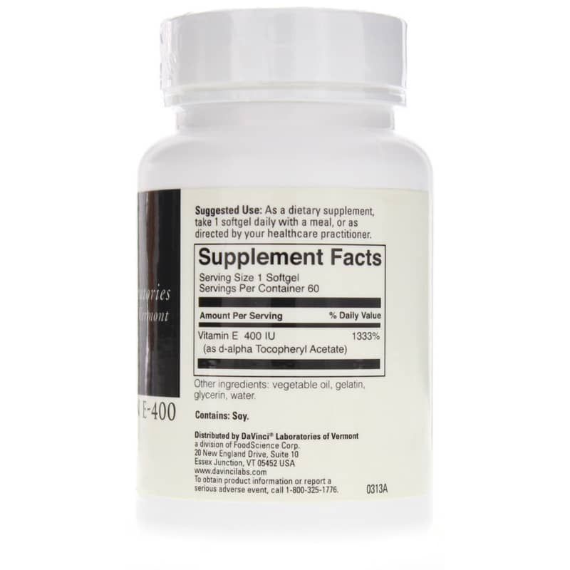 Natural Vitamin E-400 | Натуральный витамин Е-400