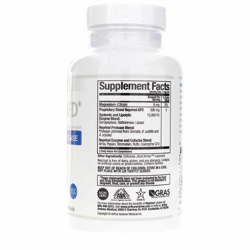 Neprinol Advanced Fibrin Defense, 150 Capsules | Непринол улучшенная защита фибрина, 150 капсул